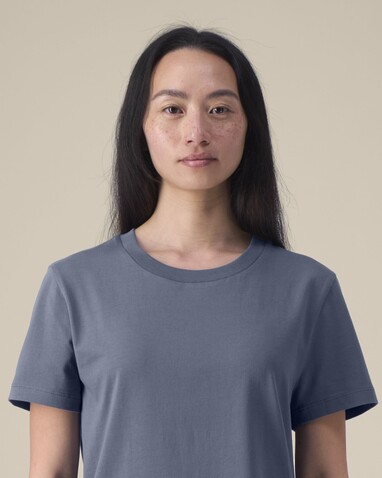 Stella Muser - Das Iconic Damen-T-Shirt - Blue Grey - M bedrucken, Art.-Nr. STTW172C1561M