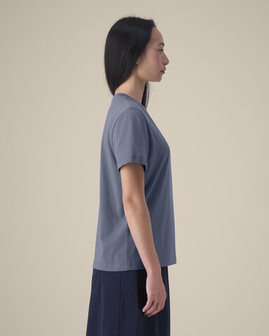 Stella Muser - Das Iconic Damen-T-Shirt - Blue Grey - XL bedrucken, Art.-Nr. STTW172C1561X