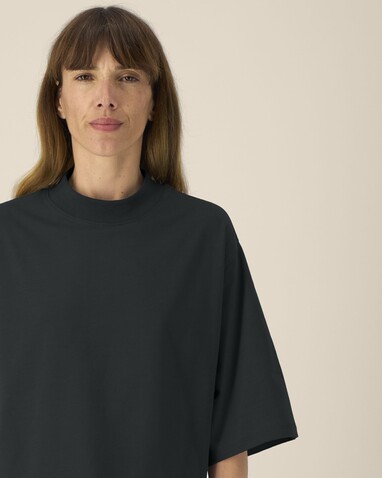 Stella Raya - Das kurze Damen-T-Shirt aus recycelter Baumwolle - Black - XS bedrucken, Art.-Nr. STTW259C002XS Stella Raya - Das kurze Damen-T-Shirt aus recycelter Baumwolle - Black - XS bedrucken, Art.-Nr. STTW259C002XS