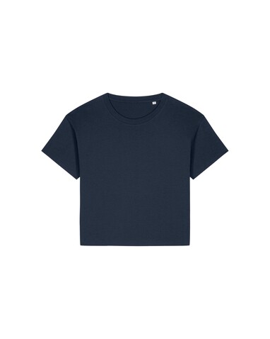 Stella Etta - Das Damen-T-Shirt aus Baumwolle-TENCEL™ Modal - French Navy - M bedrucken, Art.-Nr. STTW264C7271M