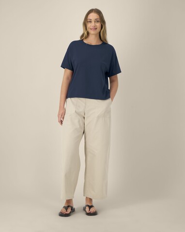 Stella Etta - Das Damen-T-Shirt aus Baumwolle-TENCEL™ Modal - French Navy - S bedrucken, Art.-Nr. STTW264C7271S