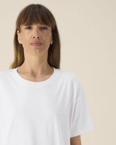 Stella Etta - Das Damen-T-Shirt aus Baumwolle-TENCEL™ Modal - White - M bedrucken, Art.-Nr. STTW264C0011M Stella Etta - Das Damen-T-Shirt aus Baumwolle-TENCEL™ Modal - White - M bedrucken, Art.-Nr. STTW264C0011M