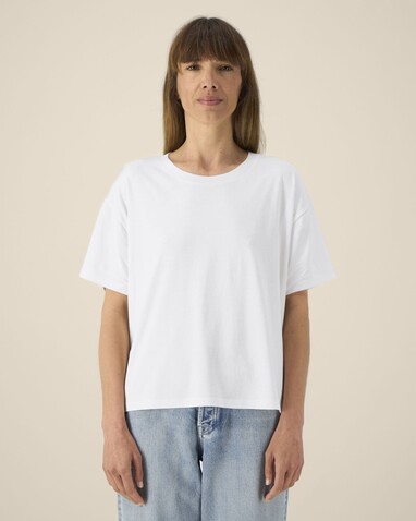 Stella Etta - Das Damen-T-Shirt aus Baumwolle-TENCEL™ Modal - White - M bedrucken, Art.-Nr. STTW264C0011M Stella Etta - Das Damen-T-Shirt aus Baumwolle-TENCEL™ Modal - White - M bedrucken, Art.-Nr. STTW264C0011M
