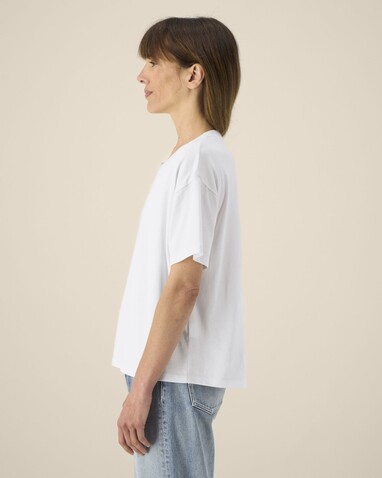 Stella Etta - Das Damen-T-Shirt aus Baumwolle-TENCEL™ Modal - White - M bedrucken, Art.-Nr. STTW264C0011M Stella Etta - Das Damen-T-Shirt aus Baumwolle-TENCEL™ Modal - White - M bedrucken, Art.-Nr. STTW264C0011M
