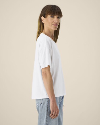 Stella Etta - Das Damen-T-Shirt aus Baumwolle-TENCEL™ Modal - White - M bedrucken, Art.-Nr. STTW264C0011M Stella Etta - Das Damen-T-Shirt aus Baumwolle-TENCEL™ Modal - White - M bedrucken, Art.-Nr. STTW264C0011M