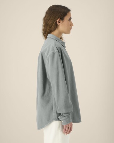 Worker Shirt - Das Relaxed Unisex-Hemd - G. Dyed Misty Grey - M bedrucken, Art.-Nr. STWU975C1571M Worker Shirt - Das Relaxed Unisex-Hemd - G. Dyed Misty Grey - M bedrucken, Art.-Nr. STWU975C1571M