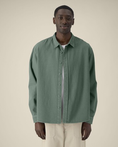 Worker Shirt - Das Relaxed Unisex-Hemd - G. Dyed Green Bay - L bedrucken, Art.-Nr. STWU975C1601L Worker Shirt - Das Relaxed Unisex-Hemd - G. Dyed Green Bay - L bedrucken, Art.-Nr. STWU975C1601L