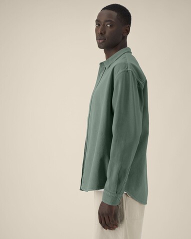 Worker Shirt - Das Relaxed Unisex-Hemd - G. Dyed Green Bay - XXL bedrucken, Art.-Nr. STWU975C1602X Worker Shirt - Das Relaxed Unisex-Hemd - G. Dyed Green Bay - XXL bedrucken, Art.-Nr. STWU975C1602X