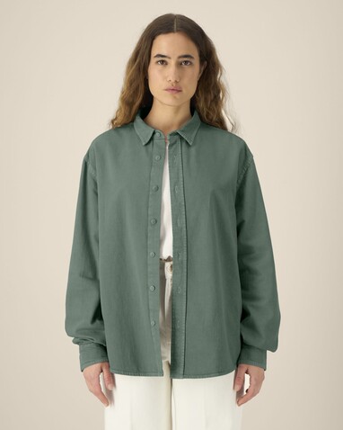 Worker Shirt - Das Relaxed Unisex-Hemd - G. Dyed Green Bay - L bedrucken, Art.-Nr. STWU975C1601L Worker Shirt - Das Relaxed Unisex-Hemd - G. Dyed Green Bay - L bedrucken, Art.-Nr. STWU975C1601L