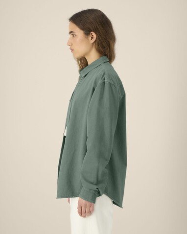 Worker Shirt - Das Relaxed Unisex-Hemd - G. Dyed Green Bay - XXL bedrucken, Art.-Nr. STWU975C1602X Worker Shirt - Das Relaxed Unisex-Hemd - G. Dyed Green Bay - XXL bedrucken, Art.-Nr. STWU975C1602X