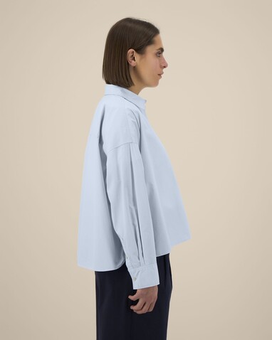 Stella Harper - Das Boxy Damen-Hemd - Summer Blue - S bedrucken, Art.-Nr. STWW270C3661S Stella Harper - Das Boxy Damen-Hemd - Summer Blue - S bedrucken, Art.-Nr. STWW270C3661S