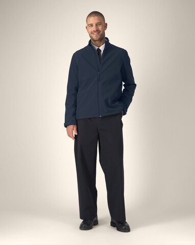 Stanley Navigator - Die Herren-Softshelljacke - French Navy - S bedrucken, Art.-Nr. STJM167C7271S