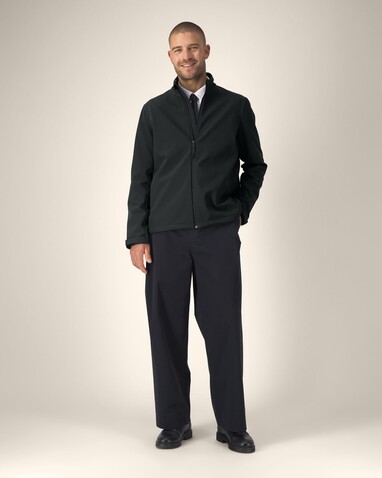 Stanley Navigator - Die Herren-Softshelljacke - Black - 4XL bedrucken, Art.-Nr. STJM167C0024X