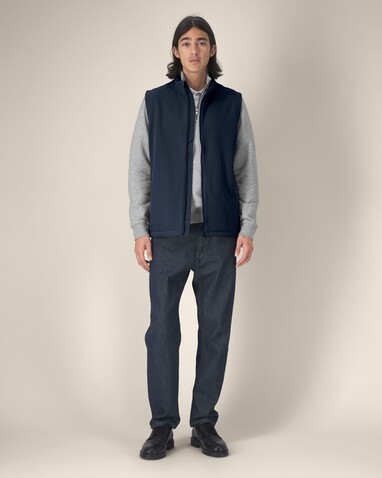 Stanley Trail Blazer - Die Herren-Softshellweste - French Navy - 5XL bedrucken, Art.-Nr. STJM235C7275X Stanley Trail Blazer - Die Herren-Softshellweste - French Navy - 5XL bedrucken, Art.-Nr. STJM235C7275X