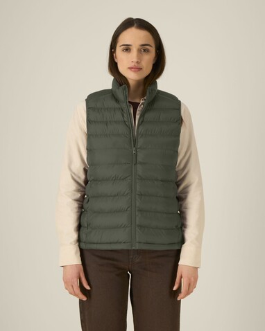 Stella Climber 2.0 - Die Damen-Weste - Khaki - XL bedrucken, Art.-Nr. STJW190C2231X