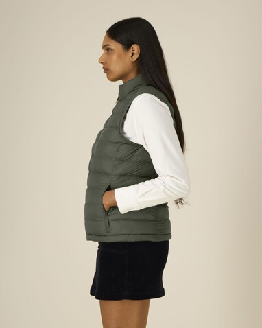 Stella Climber 2.0 - Die Damen-Weste - Khaki - XL bedrucken, Art.-Nr. STJW190C2231X