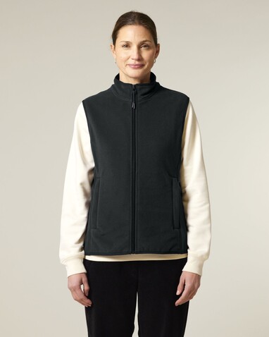 Stella Quester - Die Damen-Fleeceweste - Black - XS bedrucken, Art.-Nr. STJW241C002XS
