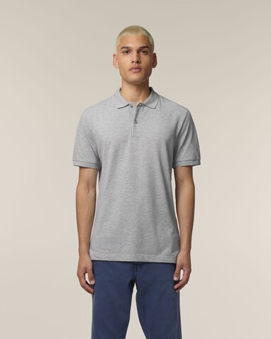 Stanley Coaster - Das Herren-Polo - Heather Grey - XL bedrucken, Art.-Nr. STPM224C2501X Stanley Coaster - Das Herren-Polo - Heather Grey - XL bedrucken, Art.-Nr. STPM224C2501X