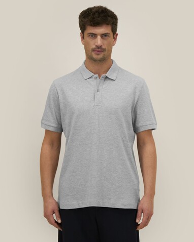 Prepster 2.0 - Das Unisex-Polo - Heather Grey - L bedrucken, Art.-Nr. STPU222C2501L