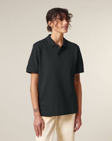 Prepster 2.0 - Das Unisex-Polo - Black - 5XL bedrucken, Art.-Nr. STPU222C0025X