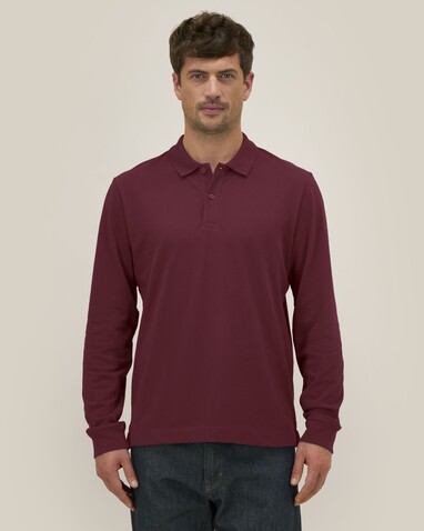 Prepster 2.0 Long Sleeve - Das Langarm-Unisex-Polo - Burgundy - M bedrucken, Art.-Nr. STPU223C2441M Prepster 2.0 Long Sleeve - Das Langarm-Unisex-Polo - Burgundy - M bedrucken, Art.-Nr. STPU223C2441M