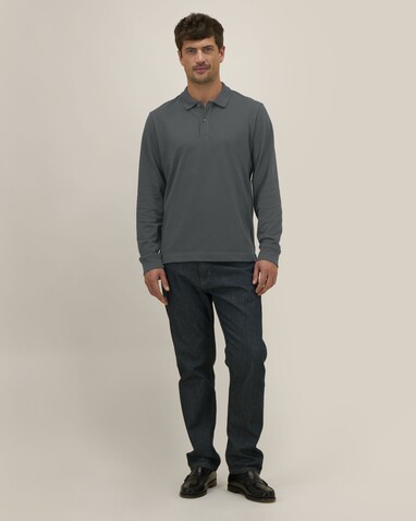 Prepster 2.0 Long Sleeve - Das Langarm-Unisex-Polo - Anthracite - 3XL bedrucken, Art.-Nr. STPU223C2533X
