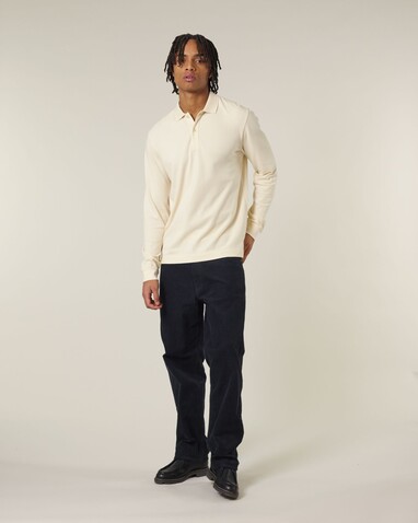 Prepster 2.0 Long Sleeve - Das Langarm-Unisex-Polo - Natural Raw - L bedrucken, Art.-Nr. STPU223C0541L Prepster 2.0 Long Sleeve - Das Langarm-Unisex-Polo - Natural Raw - L bedrucken, Art.-Nr. STPU223C0541L