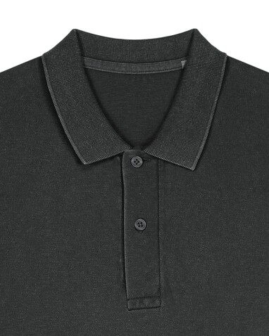 Coaster Vintage - Das Garment-Dyed Unisex-Polo - G. Dyed Black Rock - XS bedrucken, Art.-Nr. STPU252C140XS Coaster Vintage - Das Garment-Dyed Unisex-Polo - G. Dyed Black Rock - XS bedrucken, Art.-Nr. STPU252C140XS