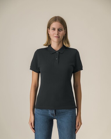 Stella Coaster - Das Damen-Polo - Black - XL bedrucken, Art.-Nr. STPW977C0021X Stella Coaster - Das Damen-Polo - Black - XL bedrucken, Art.-Nr. STPW977C0021X