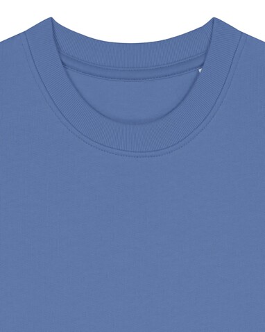 Mini Changer 2.0 - Das Iconic Kinder-Sweatshirt - Bright Blue - 3-4/98-104cm bedrucken, Art.-Nr. STSK181C05303