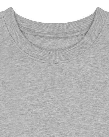 Mini Changer 2.0 - Das Iconic Kinder-Sweatshirt - Heather Grey - 7-8/122-128cm bedrucken, Art.-Nr. STSK181C25007
