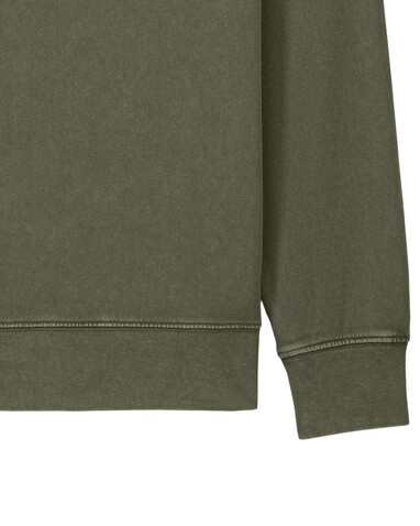 Matcher Vintage - Das Garment-Dyed Rundhals-Unisex-Sweatshirt aus French Terry - G. Dyed Khaki - S bedrucken, Art.-Nr. STSU085C1091S Matcher Vintage - Das Garment-Dyed Rundhals-Unisex-Sweatshirt aus French Terry - G. Dyed Khaki - S bedrucken, Art.-Nr. STSU085C1091S