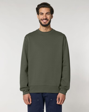 Changer 2.0 - Das Iconic Rundhals-Unisex-Sweatshirt - Khaki - XS bedrucken, Art.-Nr. STSU178C223XS