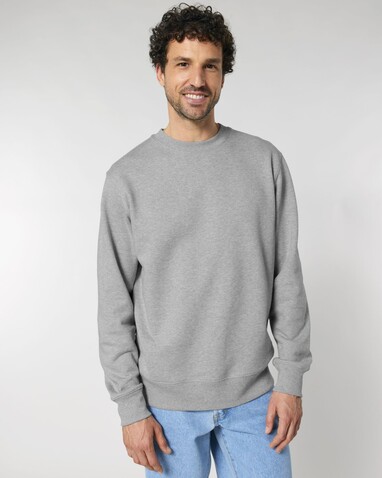 Changer 2.0 - Das Iconic Rundhals-Unisex-Sweatshirt - Heather Grey - XS bedrucken, Art.-Nr. STSU178C250XS