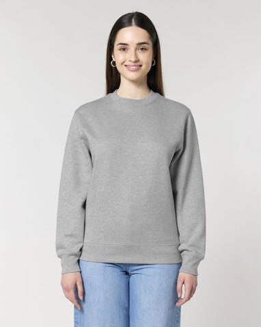 Changer 2.0 - Das Iconic Rundhals-Unisex-Sweatshirt - Heather Grey - M bedrucken, Art.-Nr. STSU178C2501M