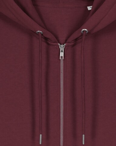 Cultivator 2.0 - Der Iconic Unisex-Zip-Hoodie - Burgundy - 5XL bedrucken, Art.-Nr. STSU179C2445X