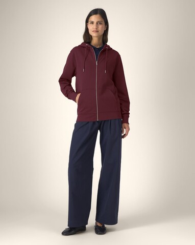 Cultivator 2.0 - Der Iconic Unisex-Zip-Hoodie - Burgundy - S bedrucken, Art.-Nr. STSU179C2441S