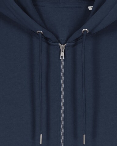 Cultivator 2.0 - Der Iconic Unisex-Zip-Hoodie - French Navy - M bedrucken, Art.-Nr. STSU179C7271M