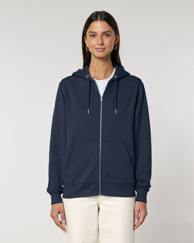 Cultivator 2.0 - Der Iconic Unisex-Zip-Hoodie - French Navy - L bedrucken, Art.-Nr. STSU179C7271L