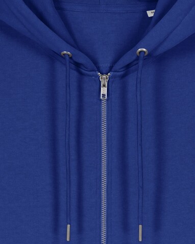 Cultivator 2.0 - Der Iconic Unisex-Zip-Hoodie - Worker Blue - XL bedrucken, Art.-Nr. STSU179C0881X