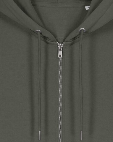 Cultivator 2.0 - Der Iconic Unisex-Zip-Hoodie - Khaki - M bedrucken, Art.-Nr. STSU179C2231M