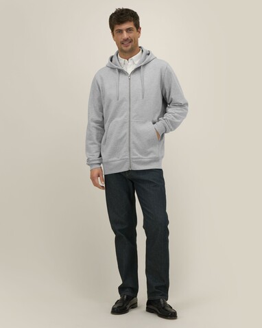 Cultivator 2.0 - Der Iconic Unisex-Zip-Hoodie - Heather Grey - L bedrucken, Art.-Nr. STSU179C2501L