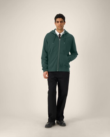 Cultivator 2.0 - Der Iconic Unisex-Zip-Hoodie - Glazed Green - L bedrucken, Art.-Nr. STSU179C0361L