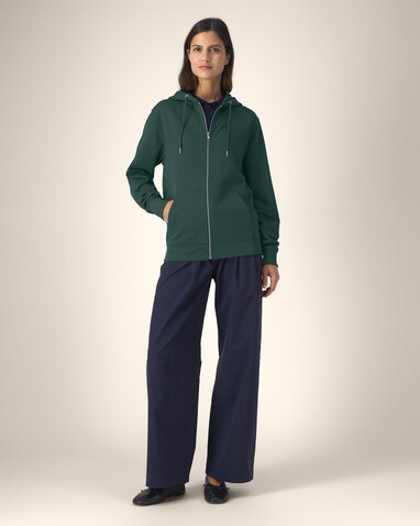 Cultivator 2.0 - Der Iconic Unisex-Zip-Hoodie - Glazed Green - L bedrucken, Art.-Nr. STSU179C0361L
