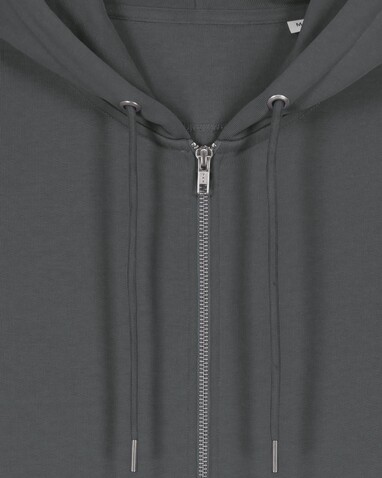 Cultivator 2.0 - Der Iconic Unisex-Zip-Hoodie - Anthracite - M bedrucken, Art.-Nr. STSU179C2531M