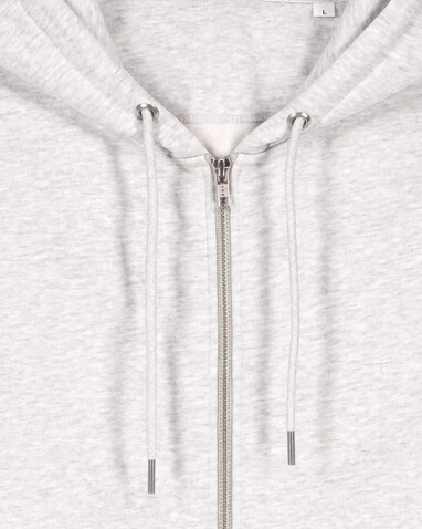 Cultivator 2.0 - Der Iconic Unisex-Zip-Hoodie - Cool Heather Grey - S bedrucken, Art.-Nr. STSU179C1461S