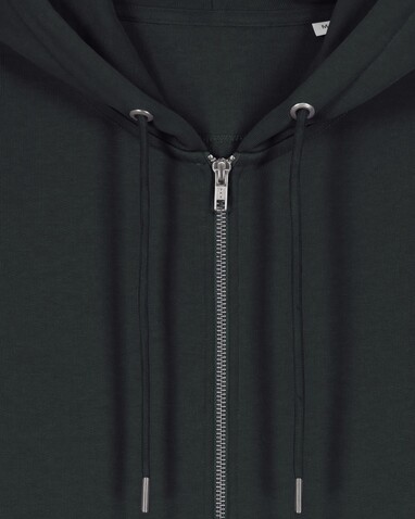 Cultivator 2.0 - Der Iconic Unisex-Zip-Hoodie - Black - XXS bedrucken, Art.-Nr. STSU179C0022S