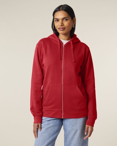 Mixer - Der Unisex-Zip-Hoodie - Red - S bedrucken, Art.-Nr. STSU205C0041S
