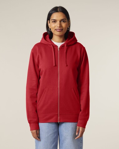 Mixer - Der Unisex-Zip-Hoodie - Red - S bedrucken, Art.-Nr. STSU205C0041S