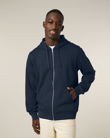 Mixer - Der Unisex-Zip-Hoodie - French Navy - 5XL bedrucken, Art.-Nr. STSU205C7275X
